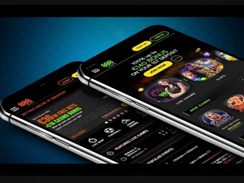 Versione mobile su 888 Casino