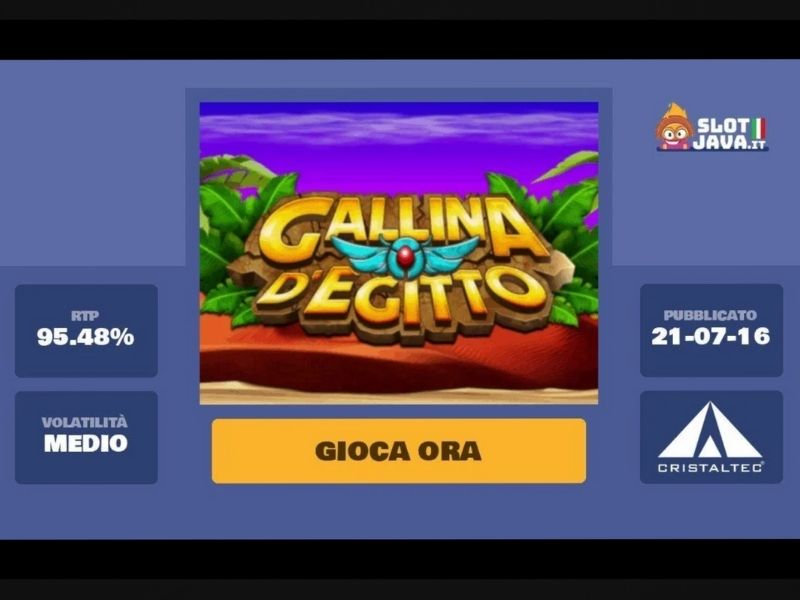 Bonus nel gioco Gallina d'Egitto