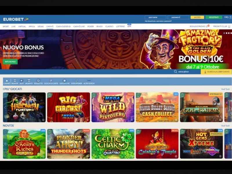 Bonus del 100% a Slot Gallina per Eurobet Casino